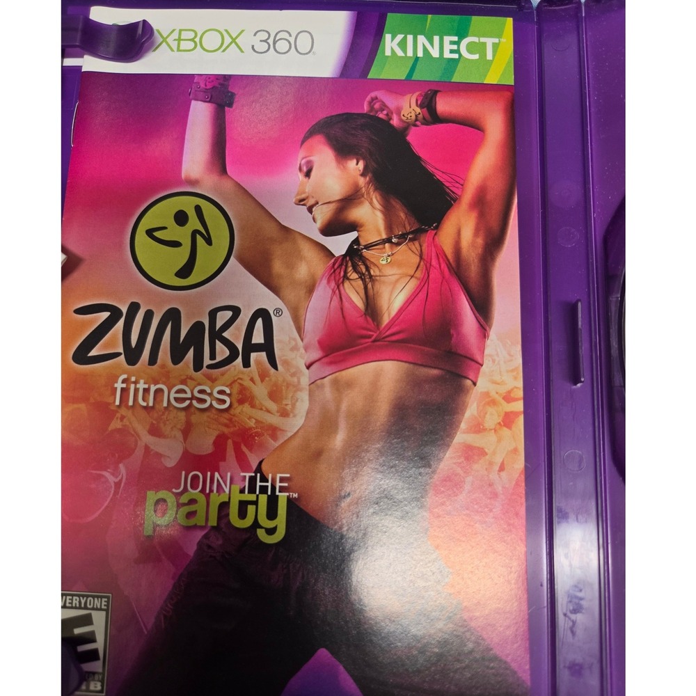 Zumba Fitness Join the Party Xbox 360 Kinect Video Game with Bonus Workout DVD